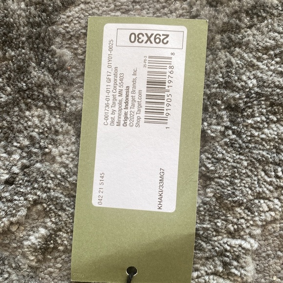 Goodfellow & Co Skinny Men’s Chino Pants Dark Khaki 29 X 30 NWT - Picture 6 of 7